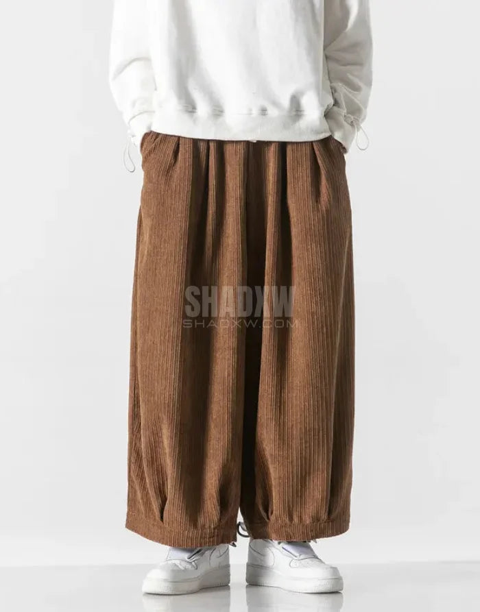 Cord Texture Hakama Pants — product view 11