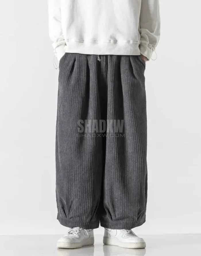 Cord Texture Hakama Pants — product view 6