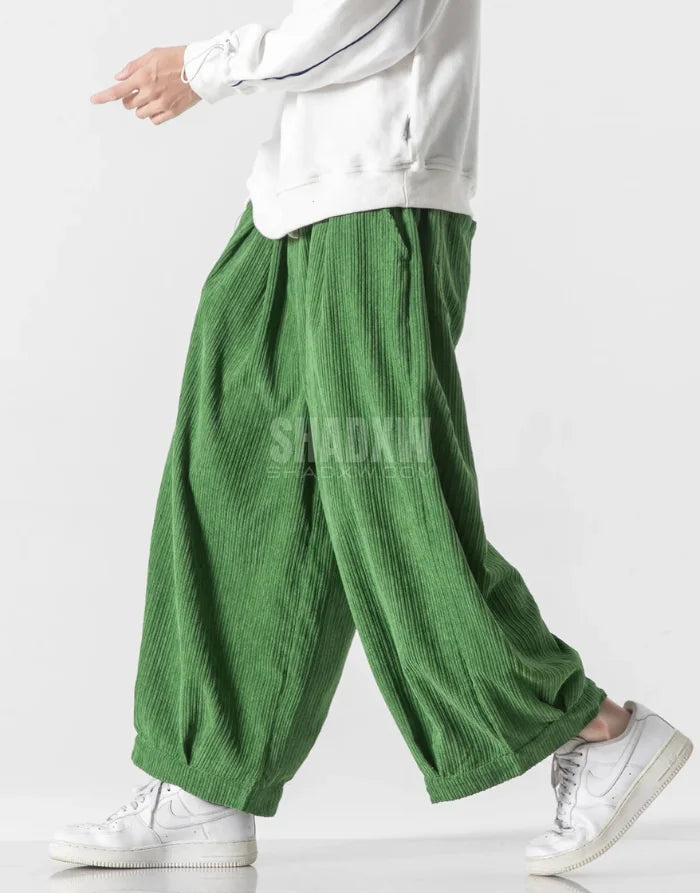 Cord Texture Hakama Pants — product view 9