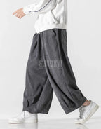 Cord Texture Hakama Pants — product view 7