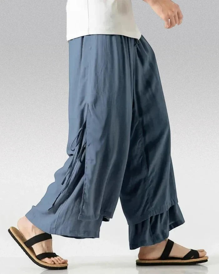 Canvas Pleat Hakama Pants — product view 5