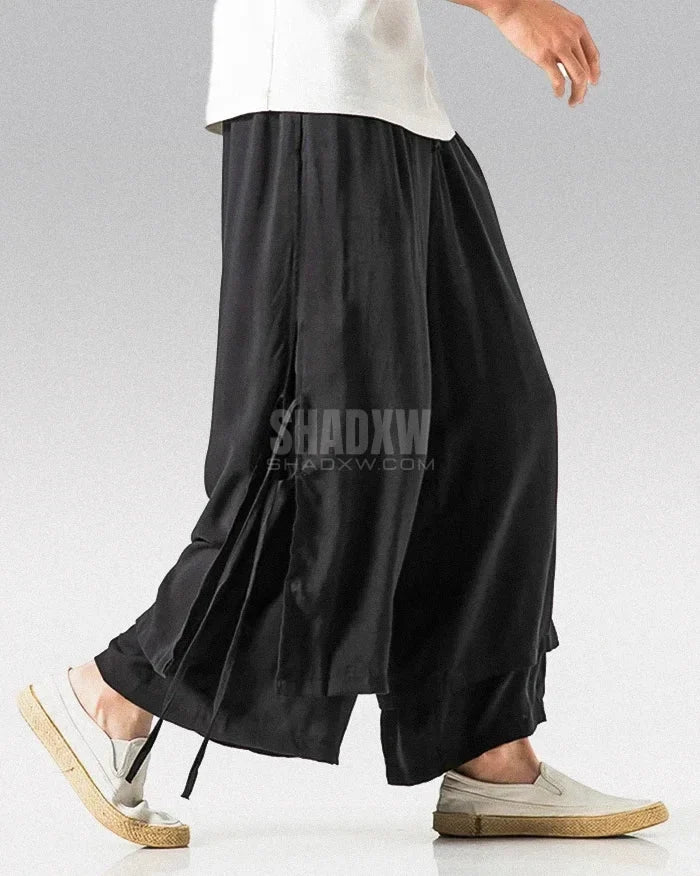 Canvas Pleat Hakama Pants — product view 6