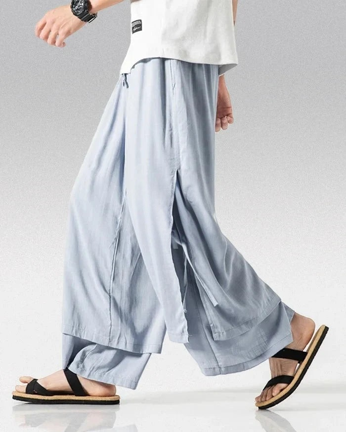 Canvas Pleat Hakama Pants — product view 2
