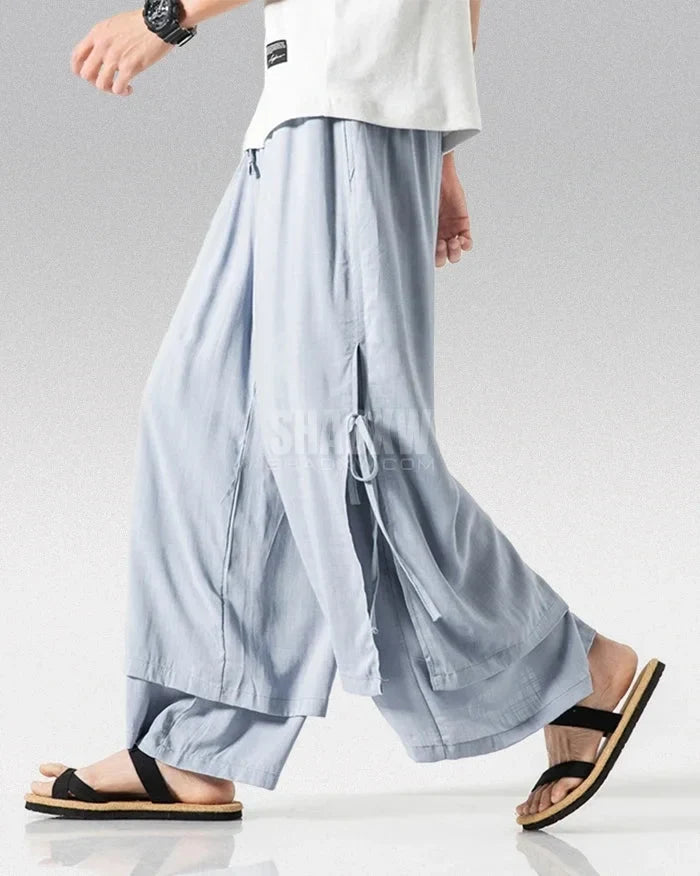 Canvas Pleat Hakama Pants — product view 2