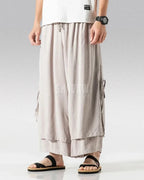 Canvas Pleat Hakama Pants — product view 7