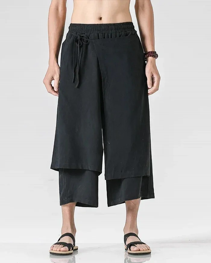 Dualline Layered Hakama Pants — product view 9