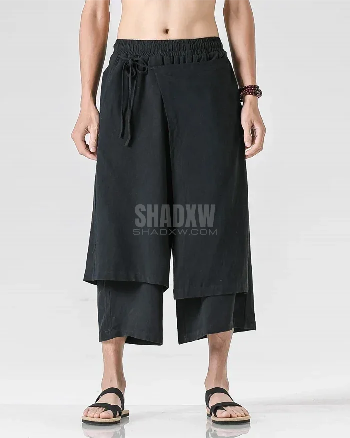 Dualline Layered Hakama Pants — product view 9