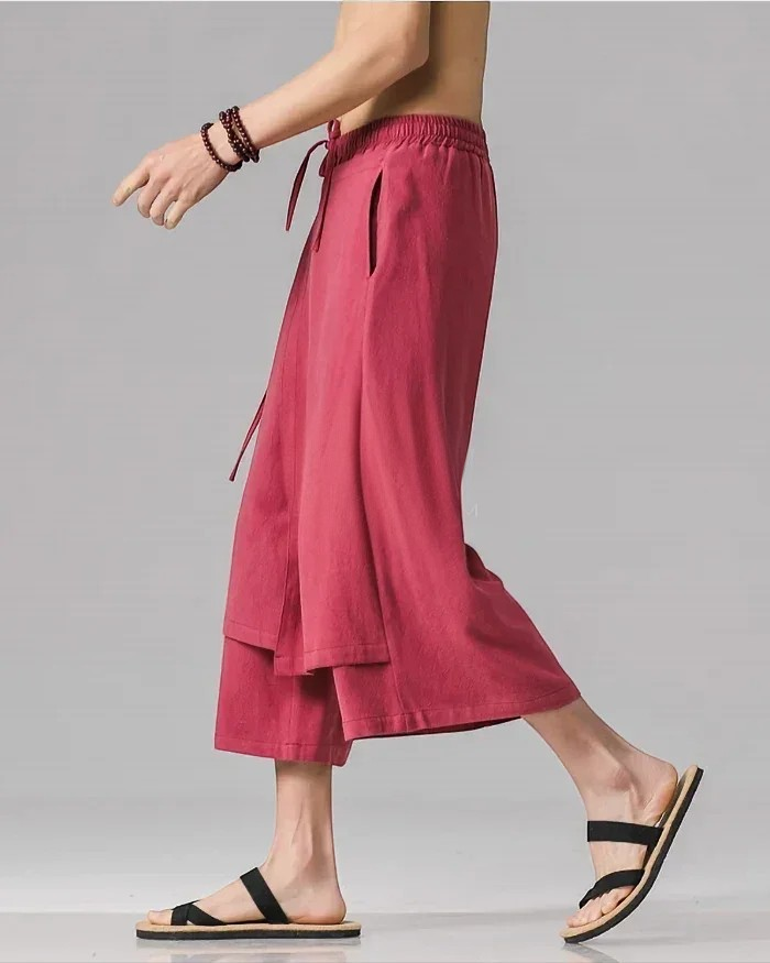Dualline Layered Hakama Pants — product view 14