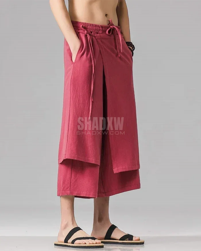 Dualline Layered Hakama Pants — product view 7