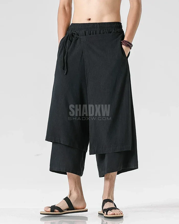 Dualline Layered Hakama Pants — product view 5