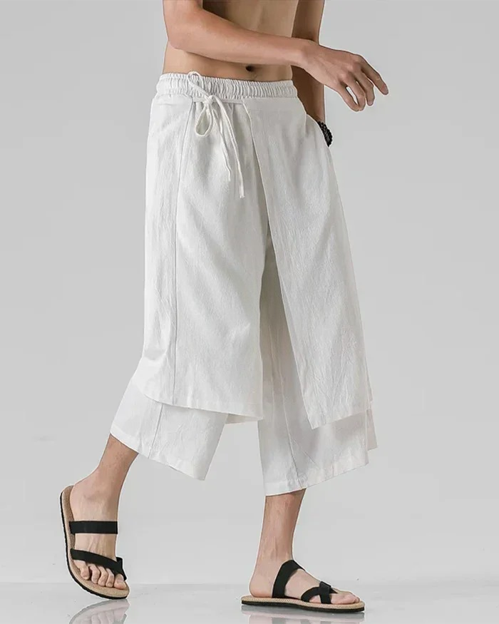 Dualline Layered Hakama Pants — product view 6