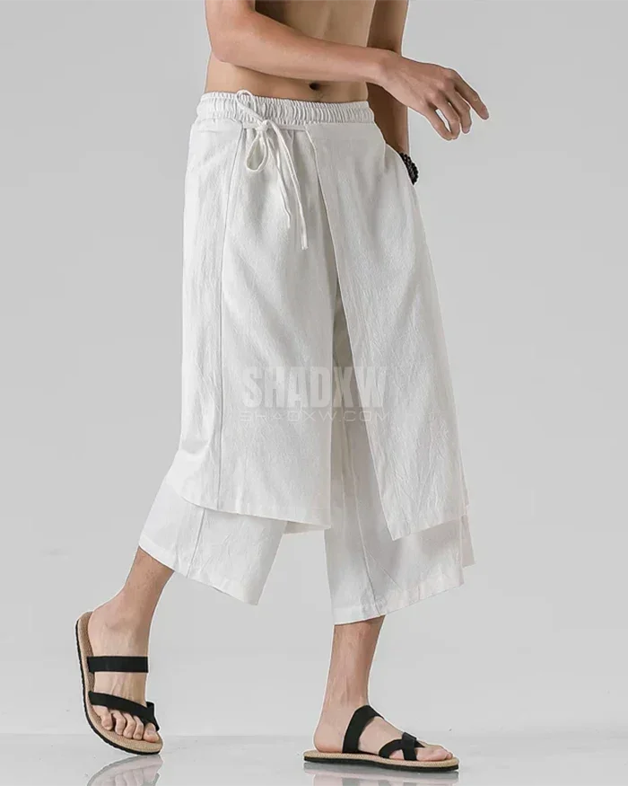 Dualline Layered Hakama Pants — product view 6