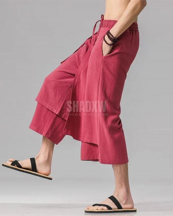 Dualline Layered Hakama Pants — product view 17