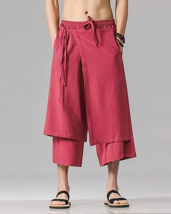 Dualline Layered Hakama Pants — product view 4