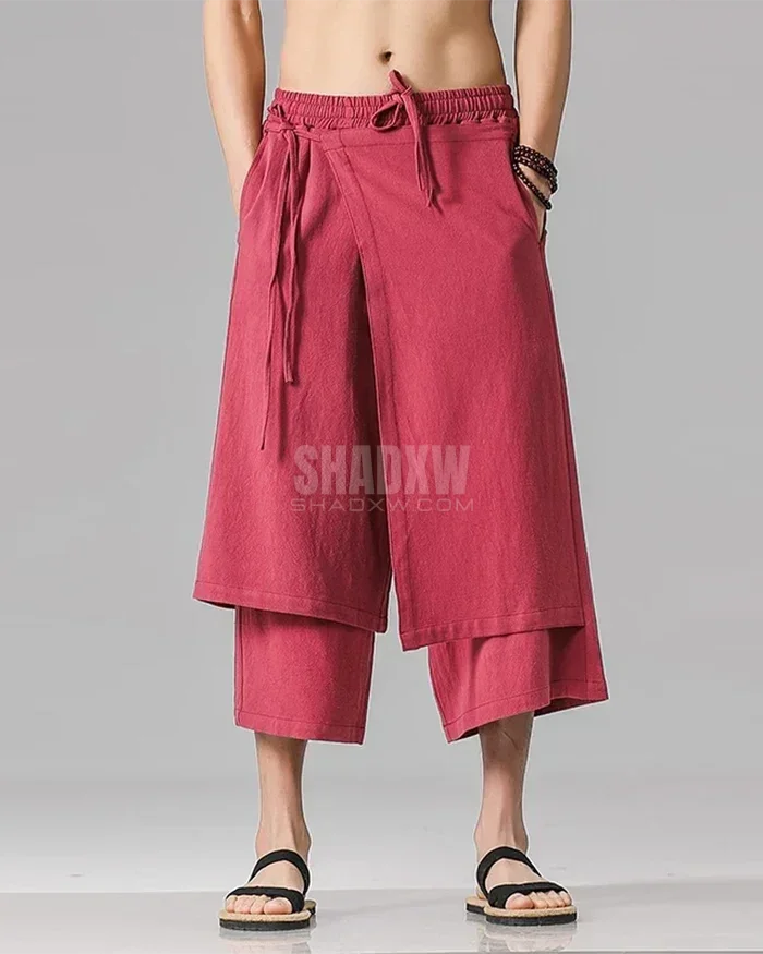 Dualline Layered Hakama Pants — product view 4