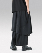 Monochrome Divide Hakama Pants — product view 3