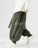 Ribbon Tie Hakama Pants — product view 11