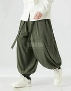 Ribbon Tie Hakama Pants — product view 10