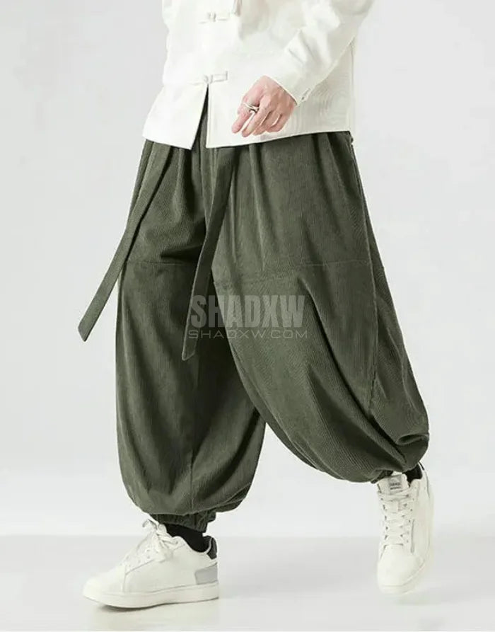 Ribbon Tie Hakama Pants — product view 10