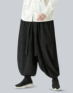 Ribbon Tie Hakama Pants — product view 1