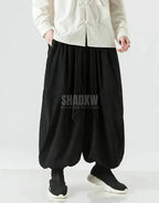 Ribbon Tie Hakama Pants — product view 2