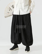 Ribbon Tie Hakama Pants — product view 4