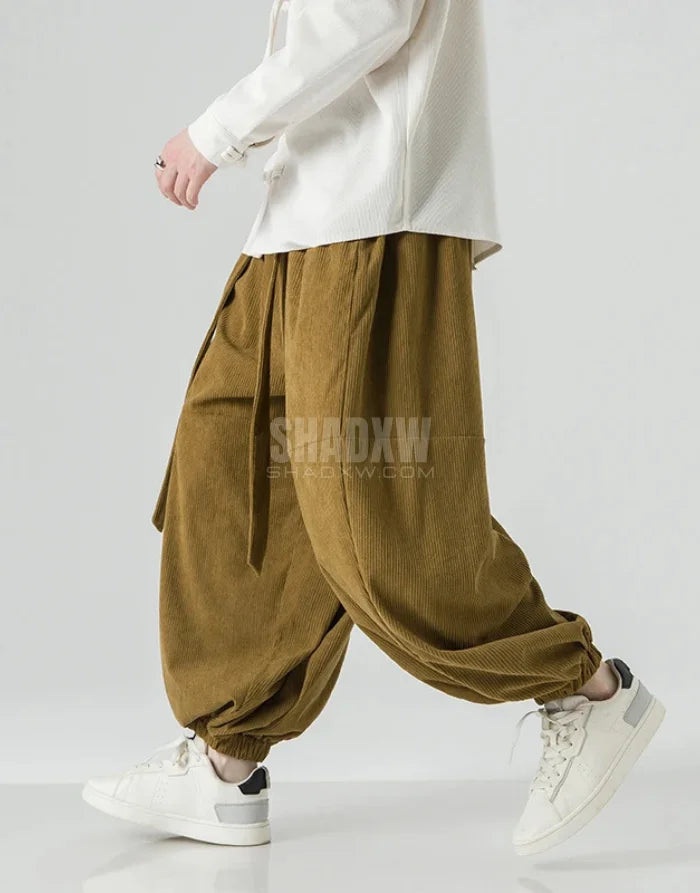 Ribbon Tie Hakama Pants — product view 6