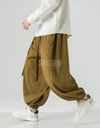 Ribbon Tie Hakama Pants — product view 6