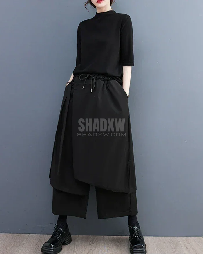 Sculpted Hakama Pants — product view 4