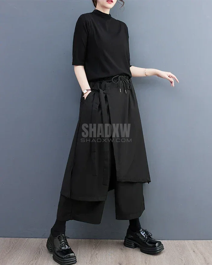 Sculpted Hakama Pants — product view 3