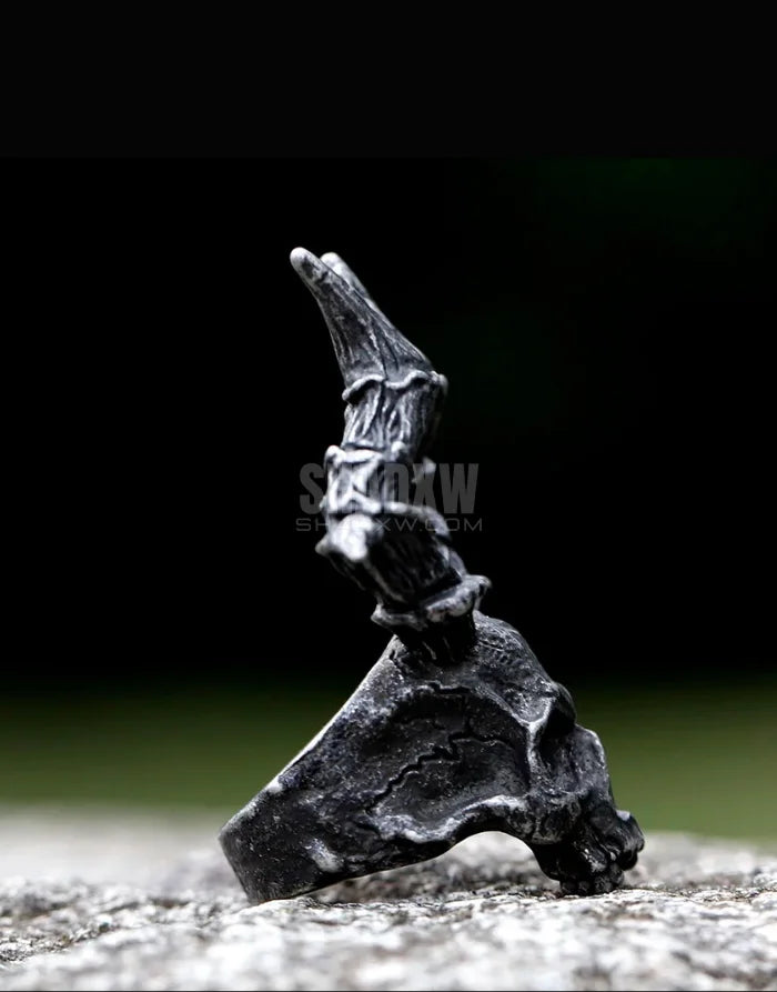 Horned Relic Ring — product view 4