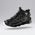 Black low-top AeroFrame utility sneaker, studio main image