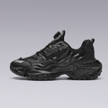 Black Cyber Monster techwear shoe side view