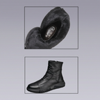Clotechnow boot lining detail and leather exterior