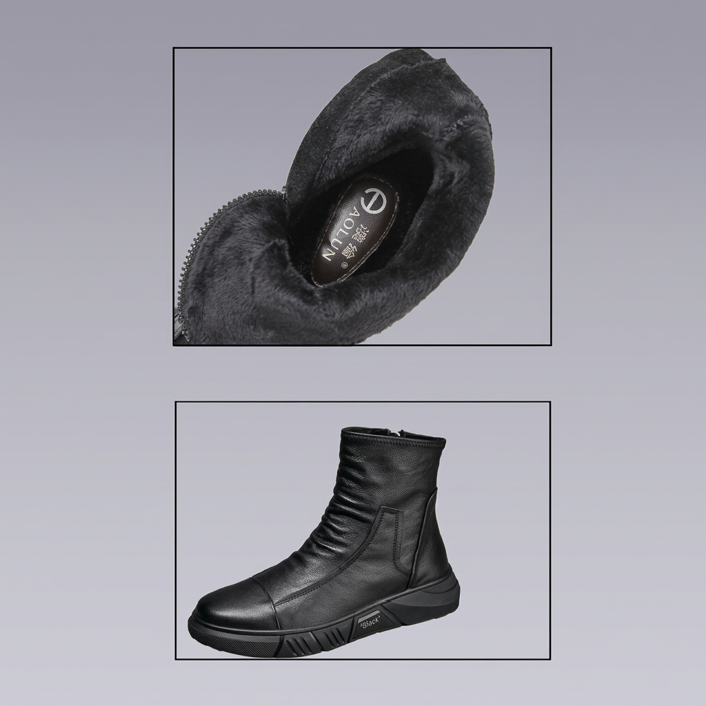 Clotechnow boot lining detail and leather exterior