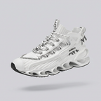 White low-top AeroFrame utility sneaker, three-quarter studio view