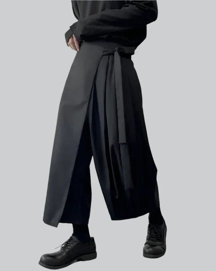 Kimono Cut Hakama Pants — product view 1