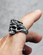 Regal Skull Ring — product view 2