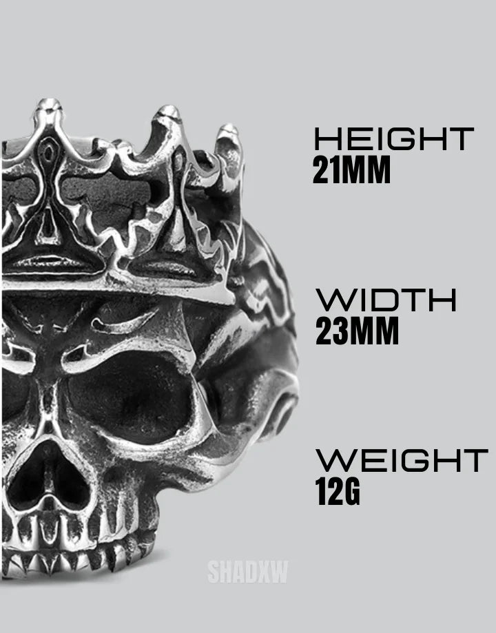 Regal Skull Ring — product view 9