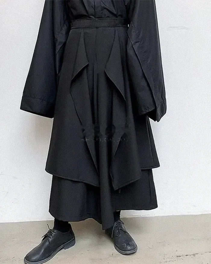 Obsidian Fold Hakama Pants — product view 5