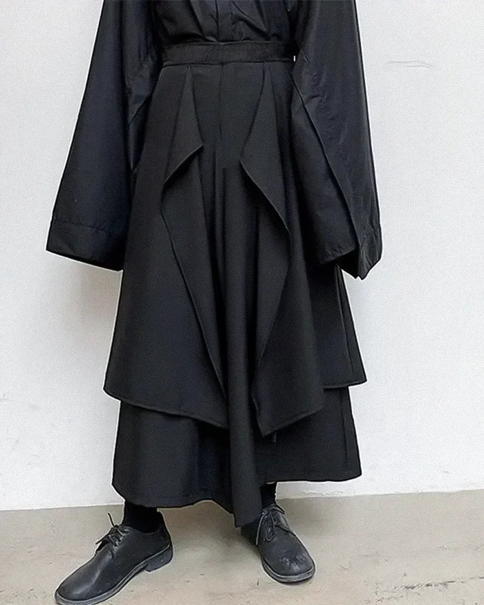 Obsidian Fold Hakama Pants — product view 5