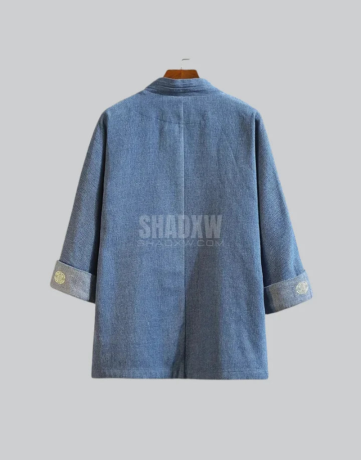 Indigo Field Kimono — product view 2