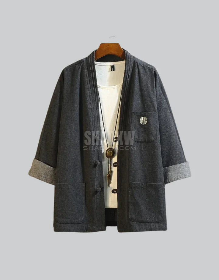 Indigo Field Kimono — product view 3