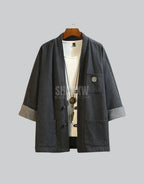 Indigo Field Kimono — product view 3
