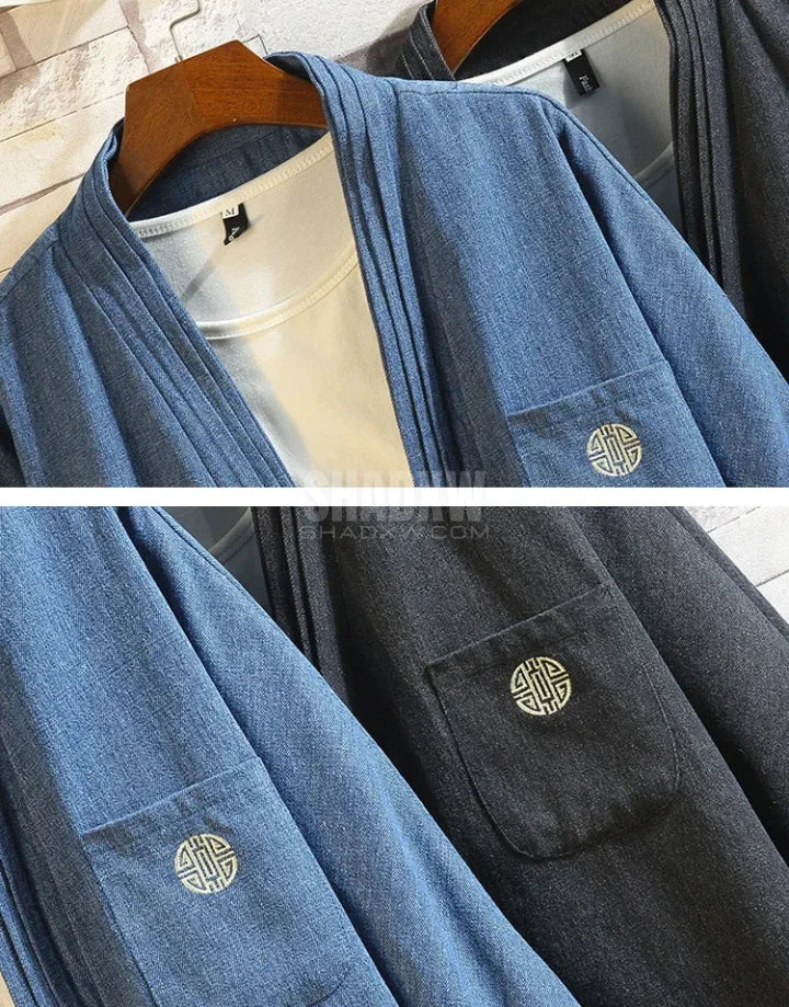 Indigo Field Kimono — product view 6