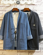 Indigo Field Kimono — product view 5