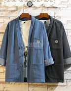 Indigo Field Kimono — product view 5