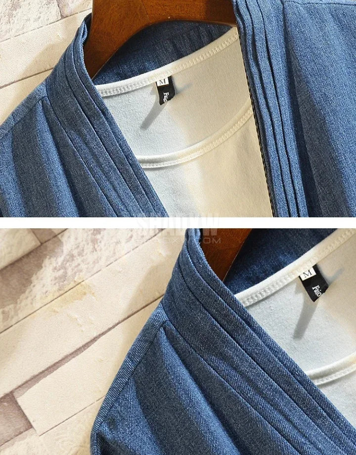 Indigo Field Kimono — product view 8