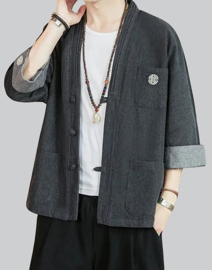 Indigo Field Kimono — product view 4