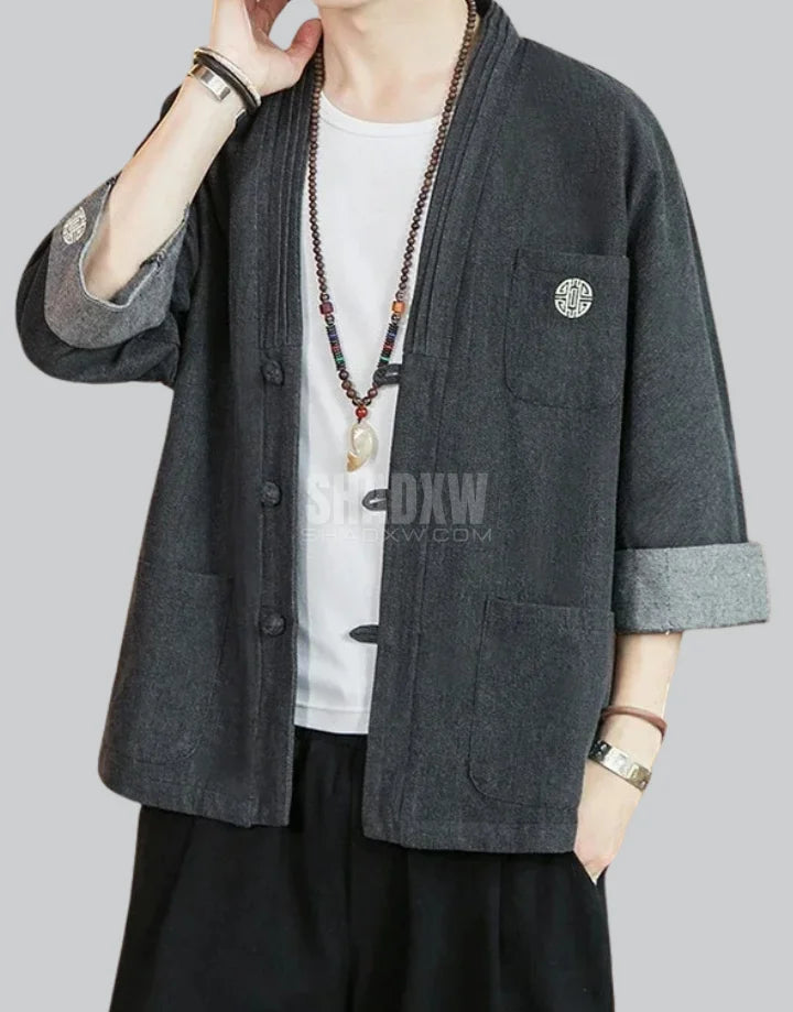 Indigo Field Kimono — product view 4
